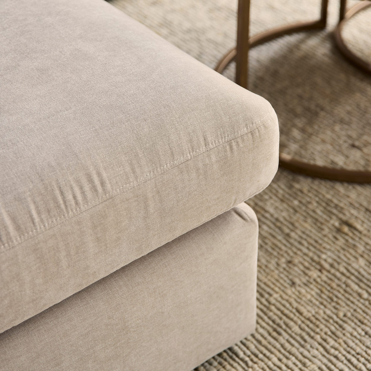 Hoekbank - Beige - Toffee - Boston Stof - 2,5-zits - Divan Rechts Sectional Sofas Starfurn