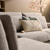 Hoekbank - Beige - Toffee - Boston Stof - 2,5-zits - Divan Rechts Sectional Sofas Starfurn