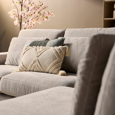 Hoekbank - Beige - Toffee - Boston Stof - 2,5-zits - Divan Rechts Sectional Sofas Starfurn