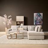 Hoekbank - Beige - Toffee - Boston Stof - 2,5-zits - Divan Rechts Sectional Sofas Starfurn