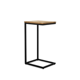 Industriële Bijzettafel van Mangohout met Stalen Frame – Compact Design Benoa
