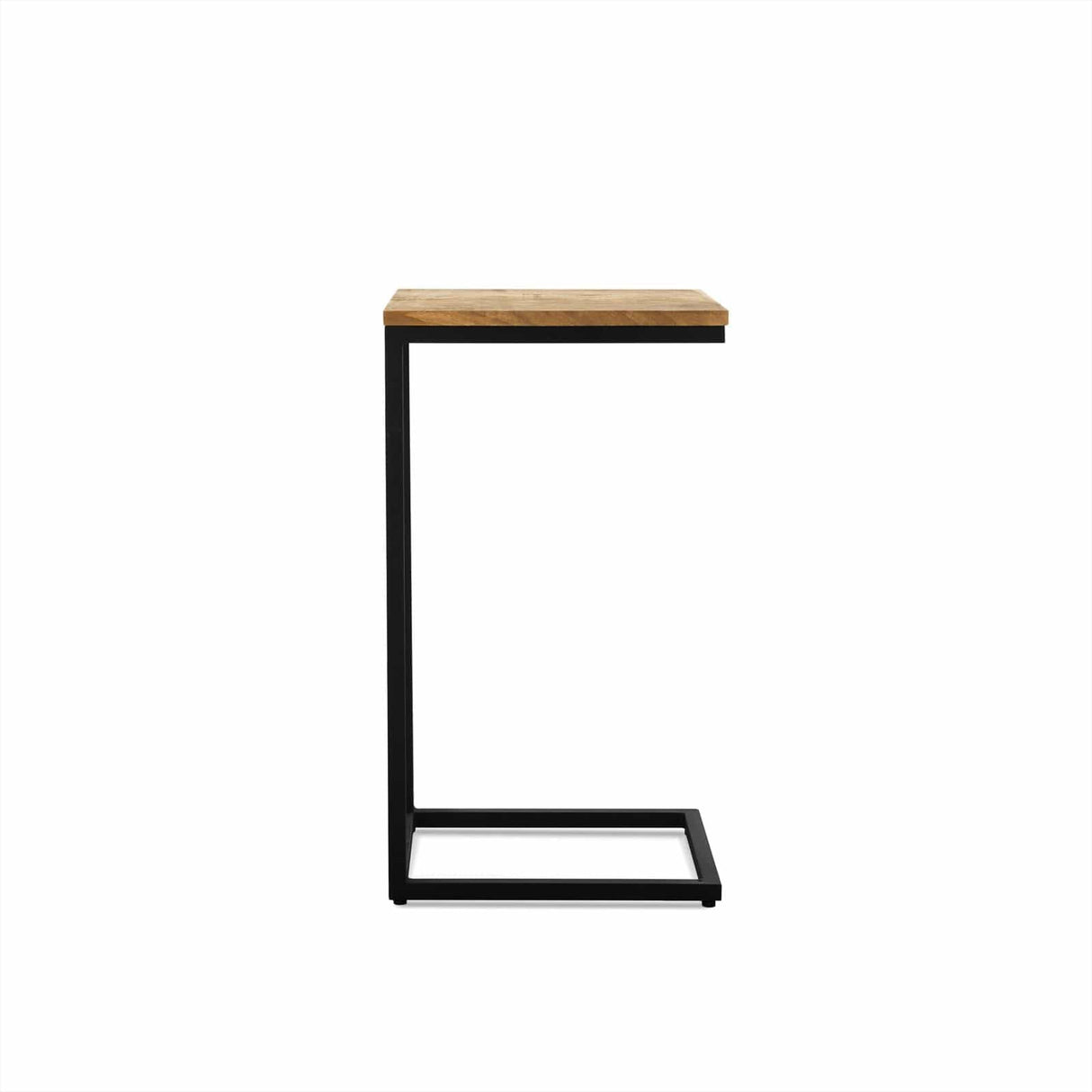 Industriële Bijzettafel van Mangohout met Stalen Frame – Compact Design Benoa