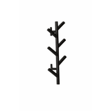 Industriële Wandkapstok 50 cm - Zwart van Staal - Kapstok - 6 Haken Coat & Hat Racks Benoa