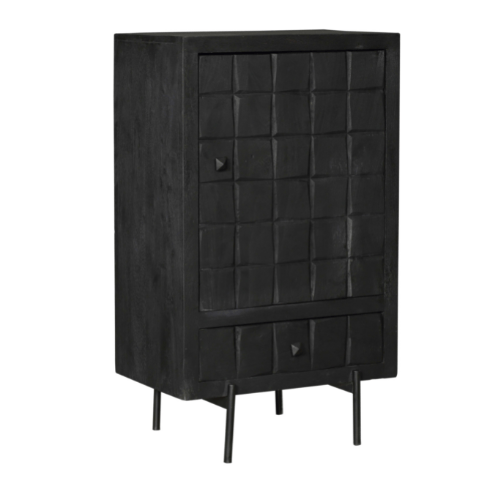 Kabinet kastje Brandy Zwart Mangohout 60 cm Starfurn
