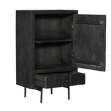 Kabinet kastje Brandy Zwart Mangohout 60 cm Starfurn