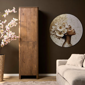 Kabinetkast Dallas Naturel Mangohout 55 cm Starfurn