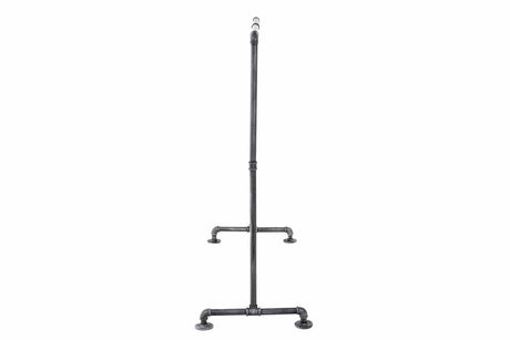 Kledingrek Jersey – Metaal – Zilver – Industrieel Design – Verstelbare Breedte Kapstok Knuska