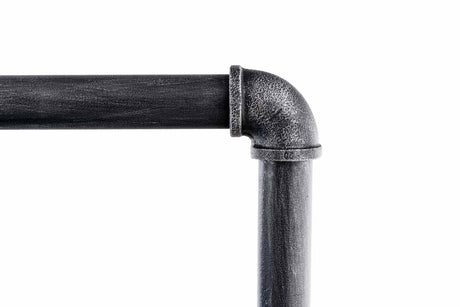 Kledingrek Jersey – Metaal – Zilver – Industrieel Design – Verstelbare Breedte Kapstok Knuska