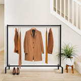 Kledingrek Melva Zwart – Industrieel Design – Metaal – Extra Sterk (100 kg) Kapstok Knuska