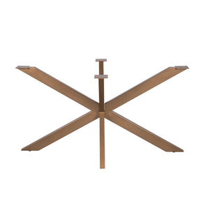 Matrixpoot Brons Ovaal/Rechthoek 140 cm Koker 4x8 cm Starfurn