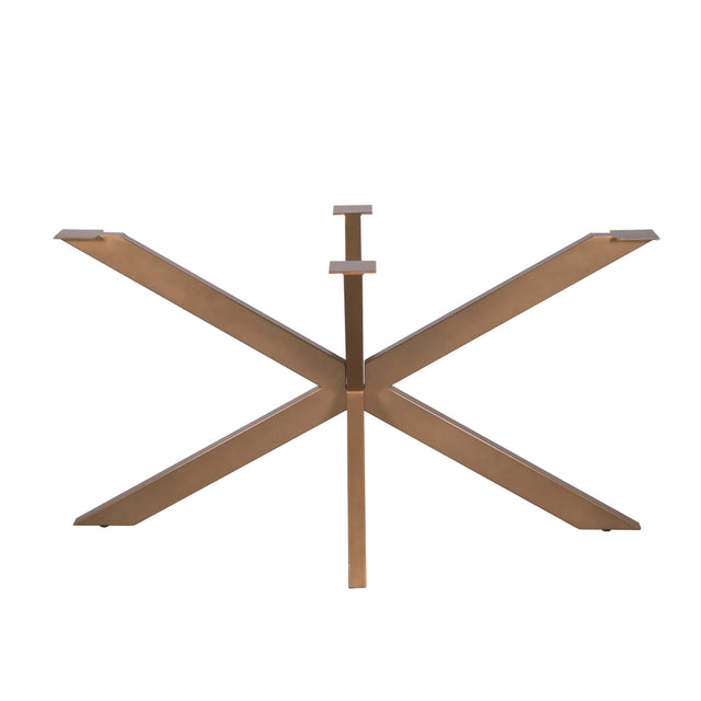 Matrixpoot Brons Ovaal/Rechthoek 140 cm Koker 4x8 cm Starfurn