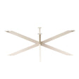 Matrixpoot Zand Ovaal/Rechthoek 190 cm Koker 4x8 cm Starfurn