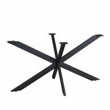 Matrixpoot Zwart Ovaal/Rechthoek 140 cm Koker 2,5x7,5 cm Starfurn