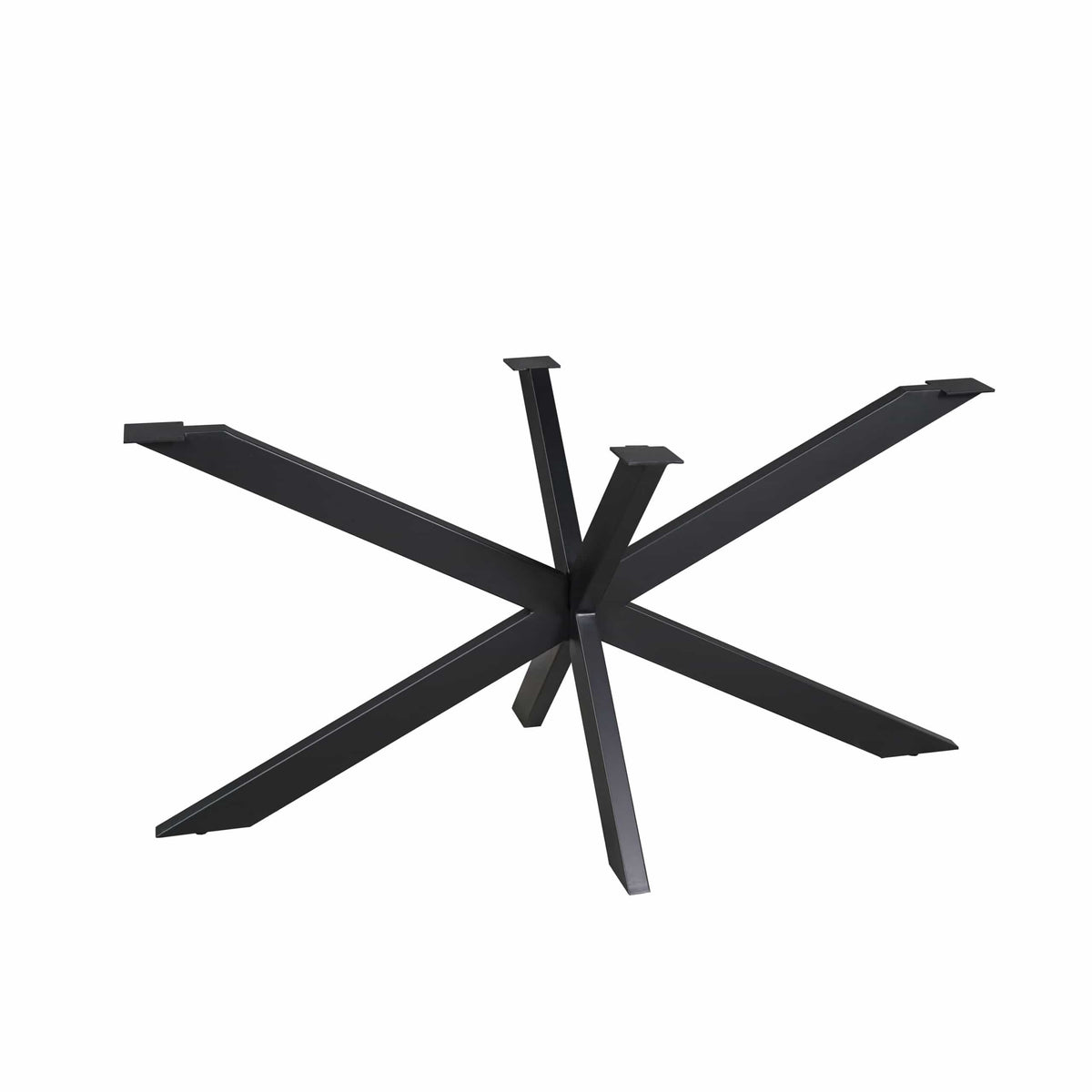 Matrixpoot Zwart Ovaal/Rechthoek 140 cm Koker 4x8 cm Starfurn