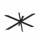 Matrixpoot Zwart Ovaal/Rechthoek 140 cm Koker 4x8 cm Starfurn