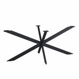 Matrixpoot Zwart Ovaal/Rechthoek 160 cm Koker 2,5x7,5 cm Starfurn
