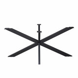Matrixpoot Zwart Ovaal/Rechthoek 160 cm Koker 4x8 cm Starfurn
