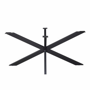 Matrixpoot Zwart Ovaal/Rechthoek 160 cm Koker 4x8 cm Starfurn
