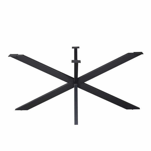 Matrixpoot Zwart Ovaal/Rechthoek 160 cm Koker 4x8 cm Starfurn