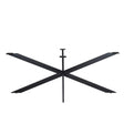 Matrixpoot Zwart Ovaal/Rechthoek 190 cm Koker 2,5x7,5 cm Starfurn