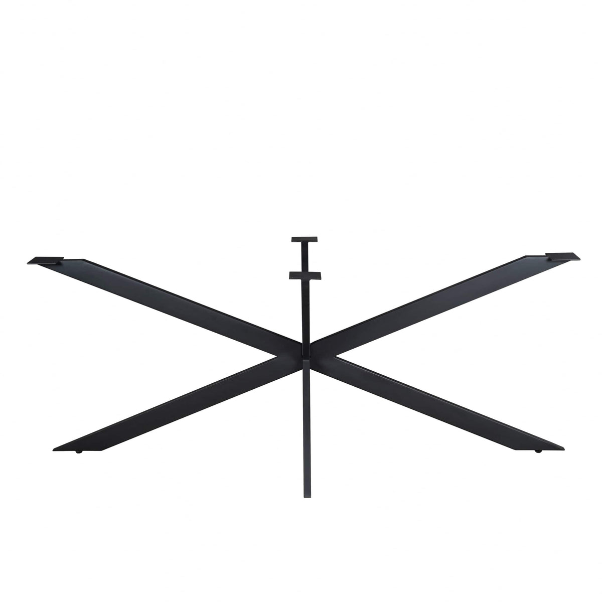 Matrixpoot Zwart Ovaal/Rechthoek 190 cm Koker 2,5x7,5 cm Starfurn