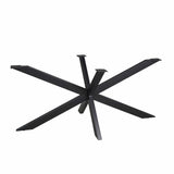 Matrixpoot Zwart Ovaal/Rechthoek 190 cm Koker 4x8 cm Starfurn