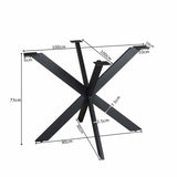 Matrixpoot Zwart Rond Koker 2,5x7,5 cm Starfurn