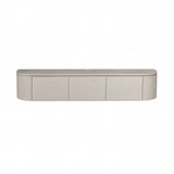 Modern Tv-meubel - Taupe Mangohout - 160 cm - Zwevend of Staand Entertainment Centers & TV Stands Starfurn