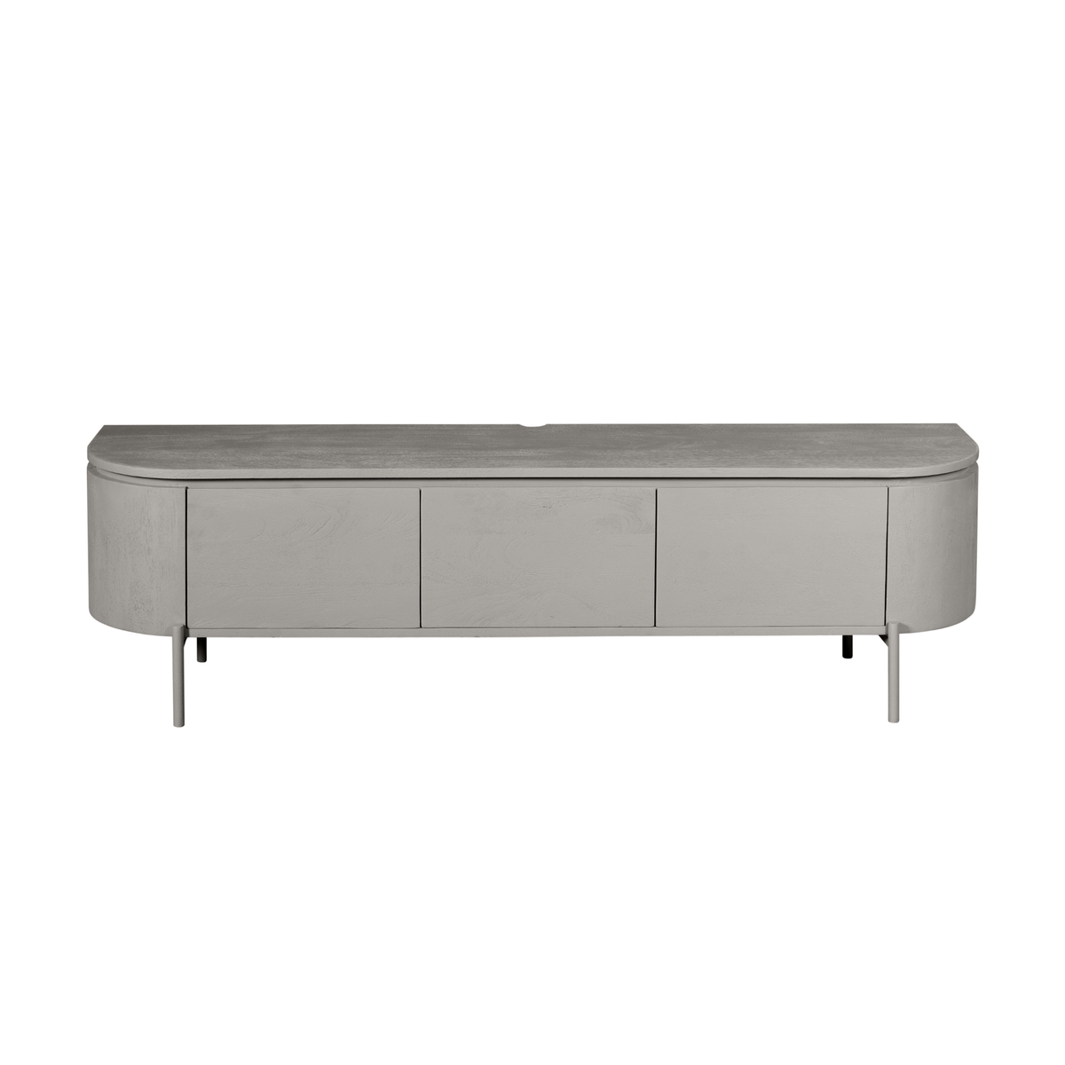 Modern Tv-meubel - Taupe Mangohout - 160 cm - Zwevend of Staand Entertainment Centers & TV Stands Starfurn