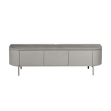 Modern Tv-meubel - Taupe Mangohout - 160 cm - Zwevend of Staand Entertainment Centers & TV Stands Starfurn
