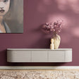 Modern Tv-meubel - Taupe Mangohout - 160 cm - Zwevend of Staand Entertainment Centers & TV Stands Starfurn