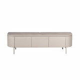 Modern Tv-meubel - Taupe Mangohout - 160 cm - Zwevend of Staand Entertainment Centers & TV Stands Starfurn
