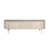 Modern Tv-meubel - Taupe Mangohout - 160 cm - Zwevend of Staand Entertainment Centers & TV Stands Starfurn
