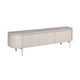 Modern Tv-meubel - Taupe Mangohout - 160 cm - Zwevend of Staand Entertainment Centers & TV Stands Starfurn