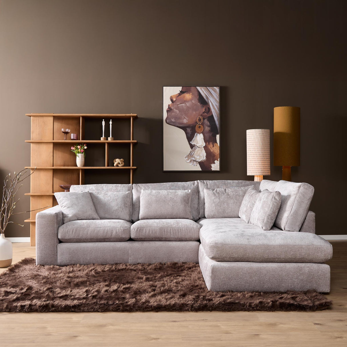 My Sofa Jesse | 2,5 zits + Divan Rechts | Beige Starfurn