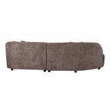 MySofa Novi Hoekbank Grijs Lounge L + 3 zits Starfurn