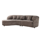MySofa Novi Hoekbank Grijs Lounge L + 3 zits Starfurn