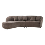 MySofa Novi Hoekbank Grijs Lounge L + 3 zits Starfurn