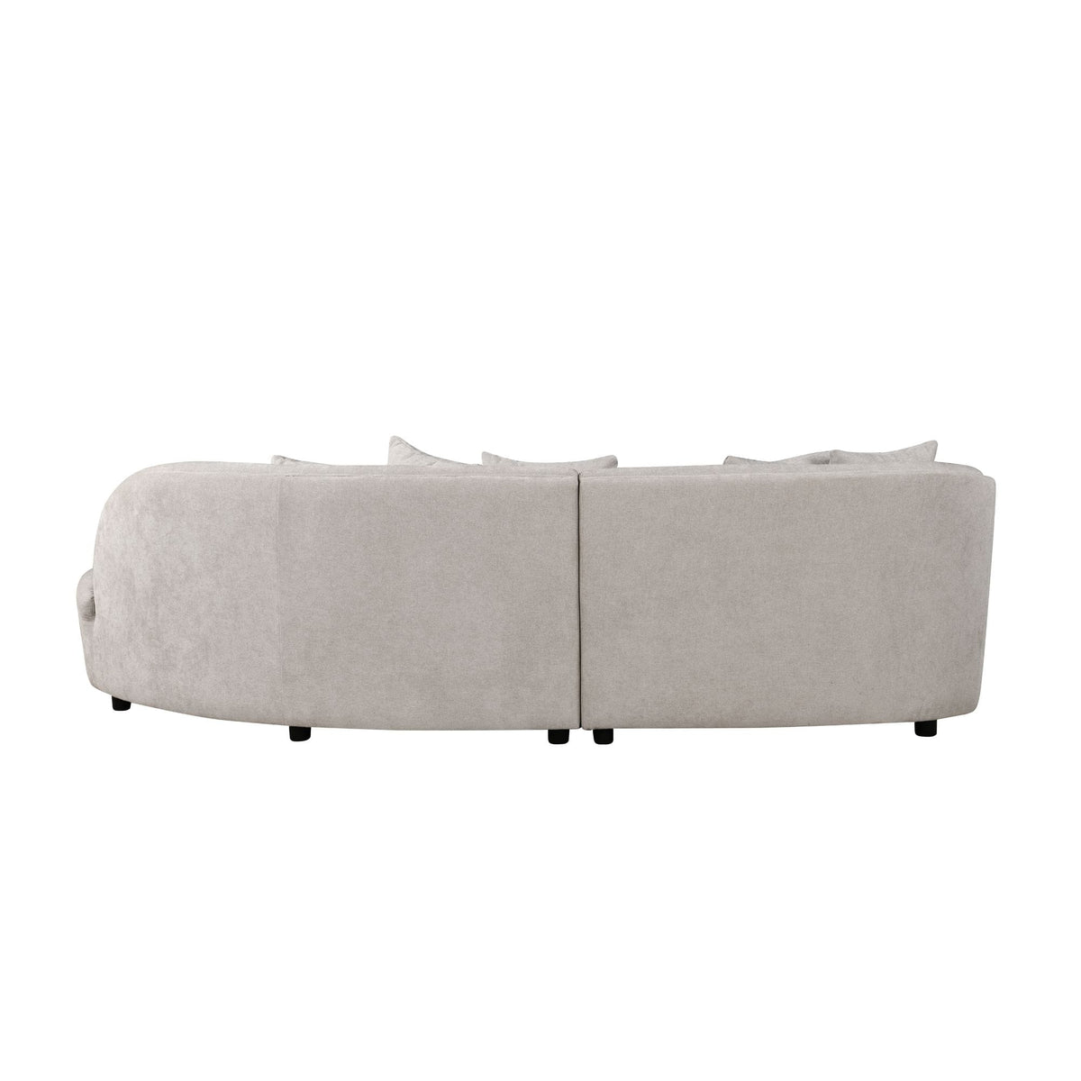MySofa Novi Hoekbank Licht Grijs 3 zits + Lounge R Starfurn