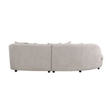 MySofa Novi Hoekbank Licht  Grijs Lounge L + 3 zits Starfurn
