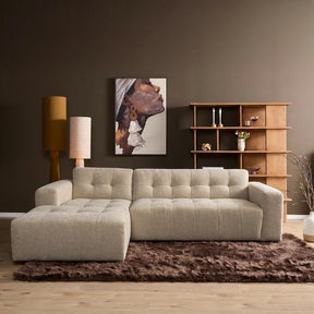 MySofa Ruby Hoekbank Beige Lounge L + 2,5 zits AR Starfurn