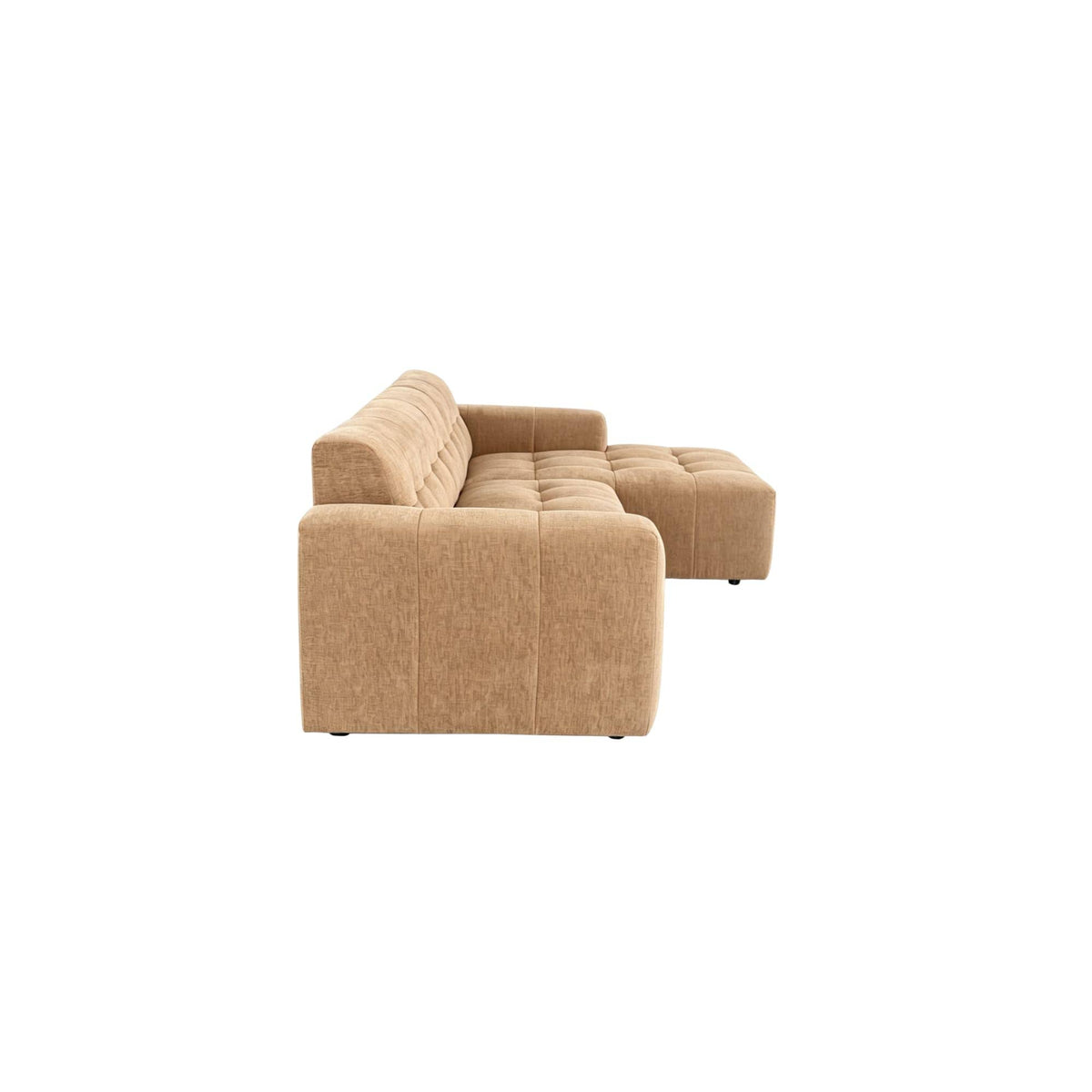 MySofa Ruby Hoekbank Camel 2,5 zits AL + Lounge R Starfurn