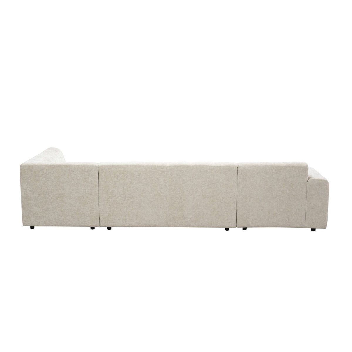 MySofa Ruby U-bank Beige Lounge L + 2,5 + Ottomane R Starfurn