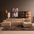 MySofa Ruby U-bank Camel Lounge L + 2,5 + Ottomane R Starfurn