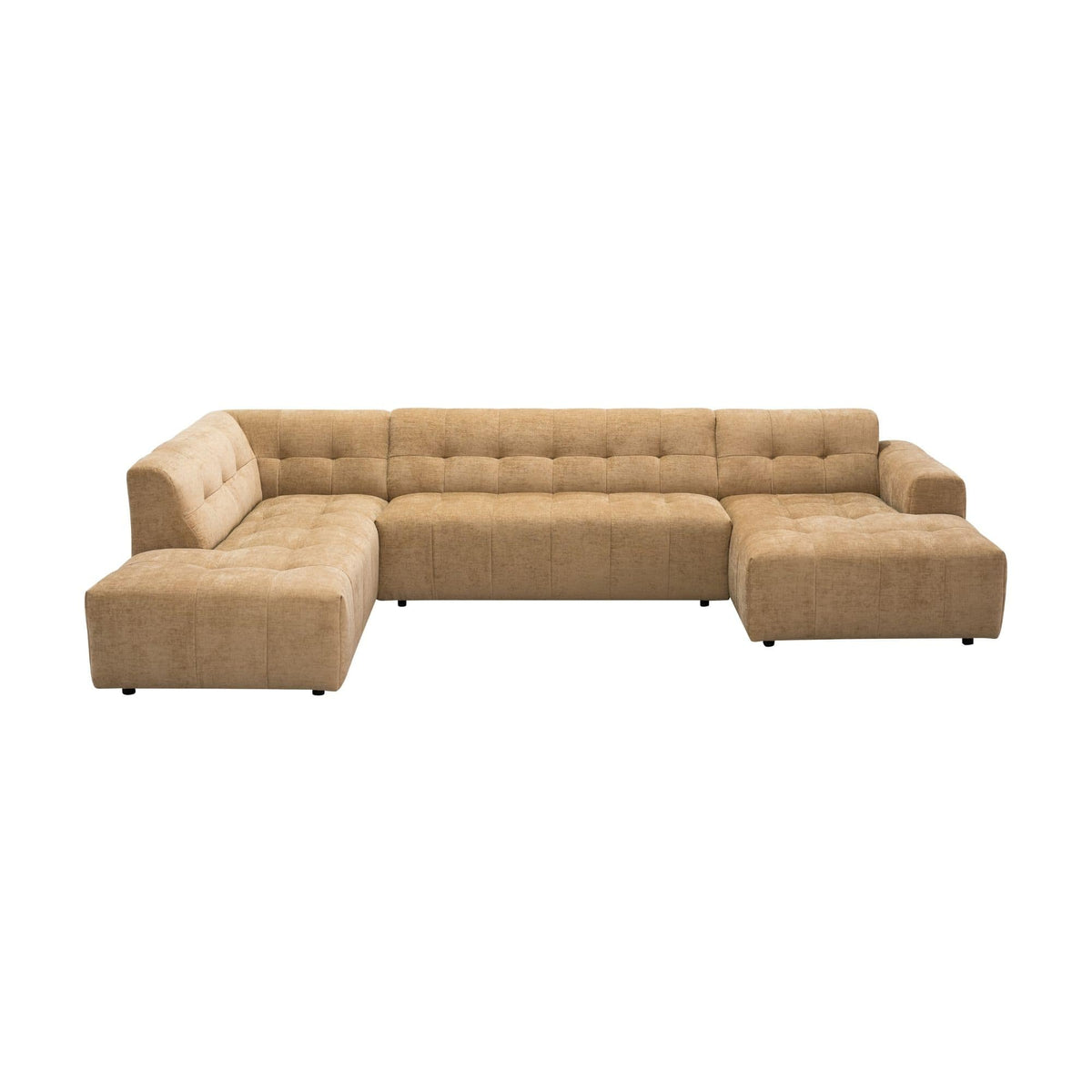 MySofa Ruby U-bank Camel Ottomane L + 2,5 + Lounge R Starfurn