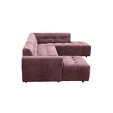 MySofa Ruby U-bank Paars Lounge L + 2,5 + Ottomane R Starfurn