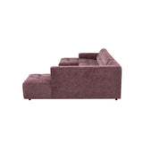MySofa Ruby U-bank Paars Lounge L + 2,5 + Ottomane R Starfurn