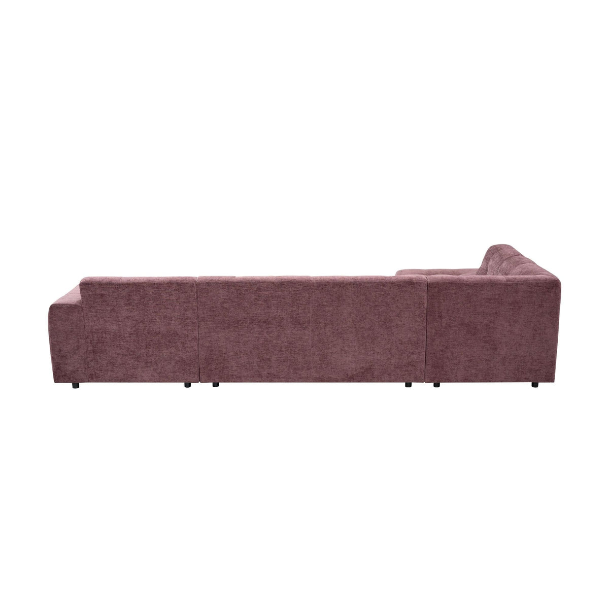 MySofa Ruby U-bank Paars Ottomane L + 2,5 + Lounge R Starfurn