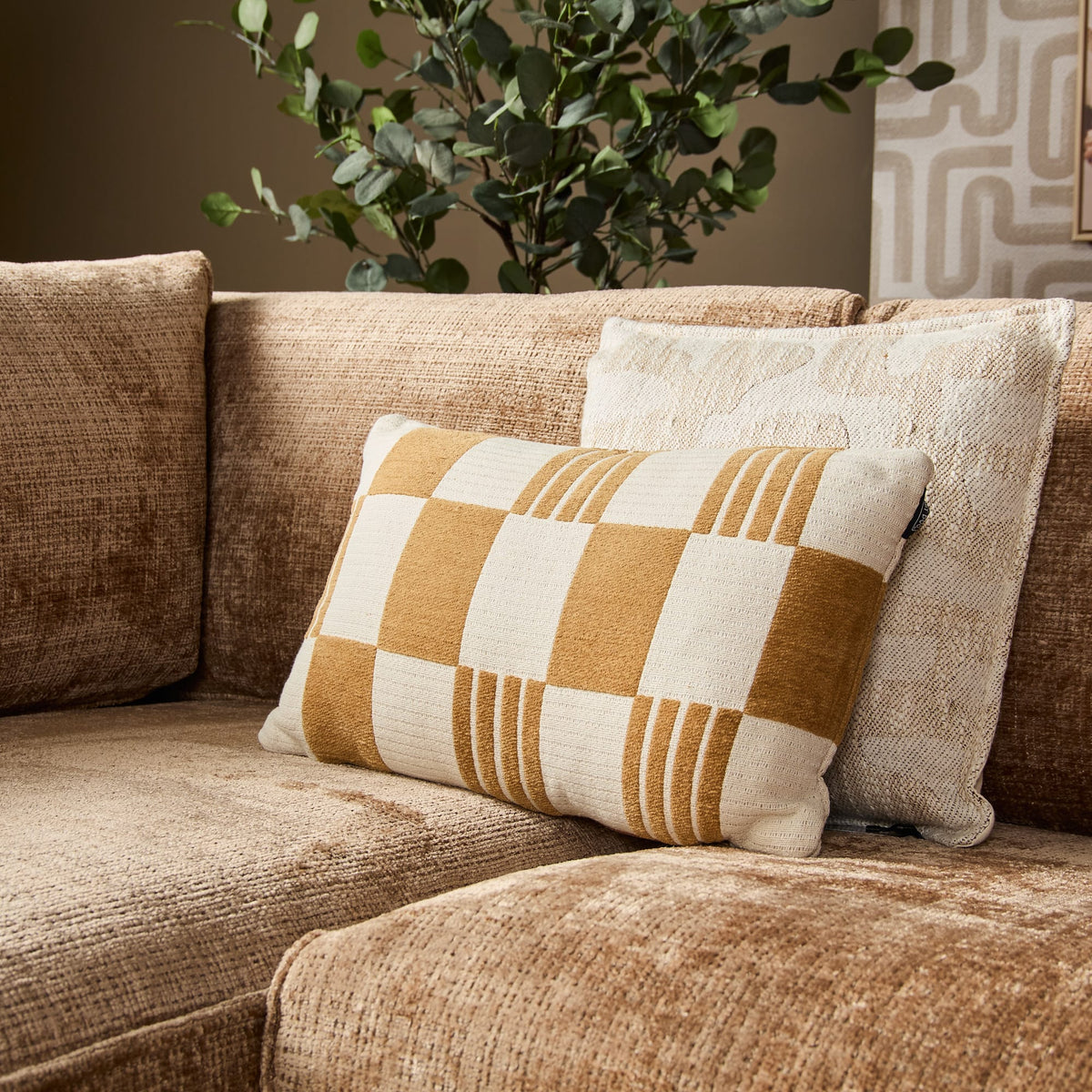 MySofa Teddy Hoekbank Cinnamon Divan Links+2,5 zits Starfurn
