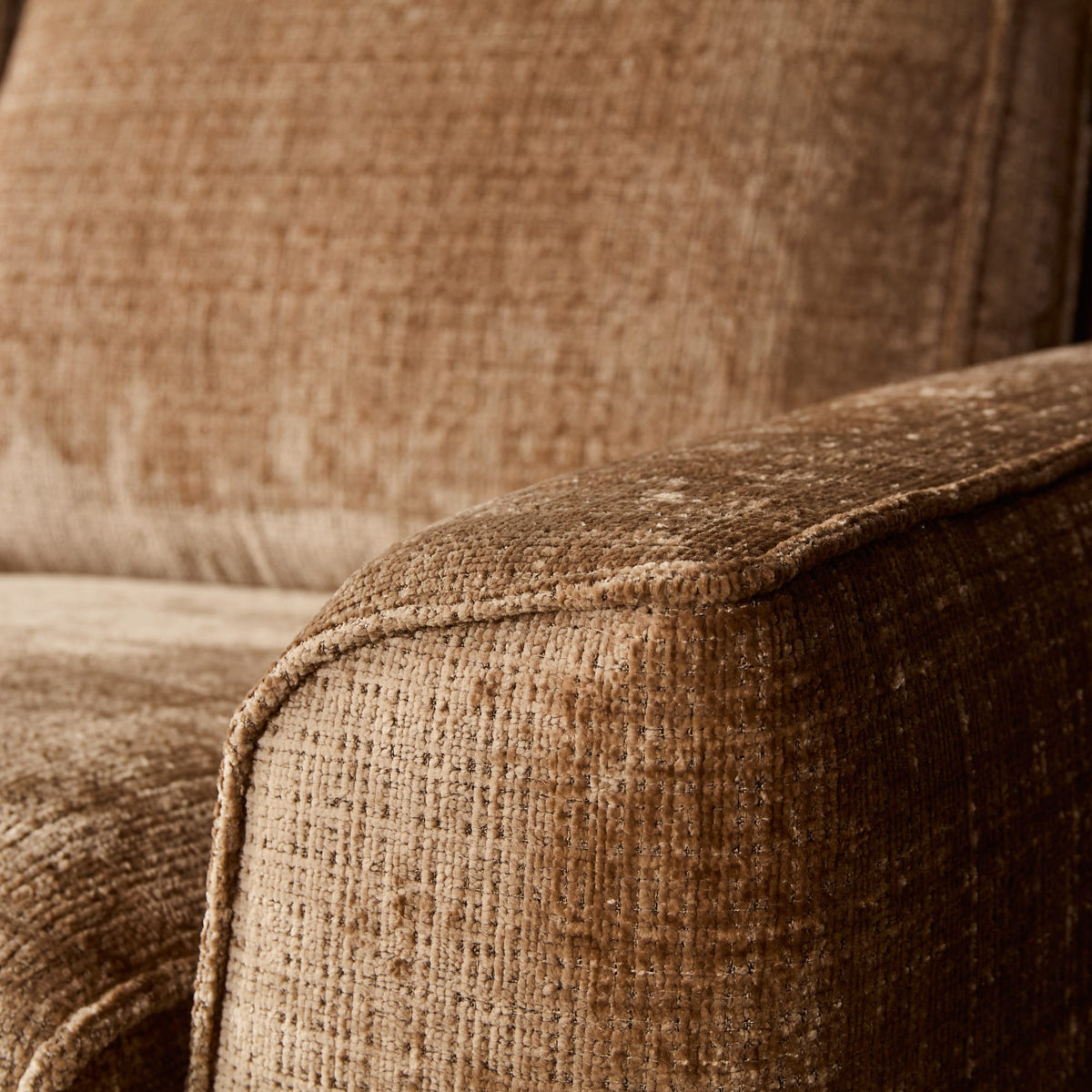 MySofa Teddy Hoekbank Cinnamon Divan Links+2,5 zits Starfurn